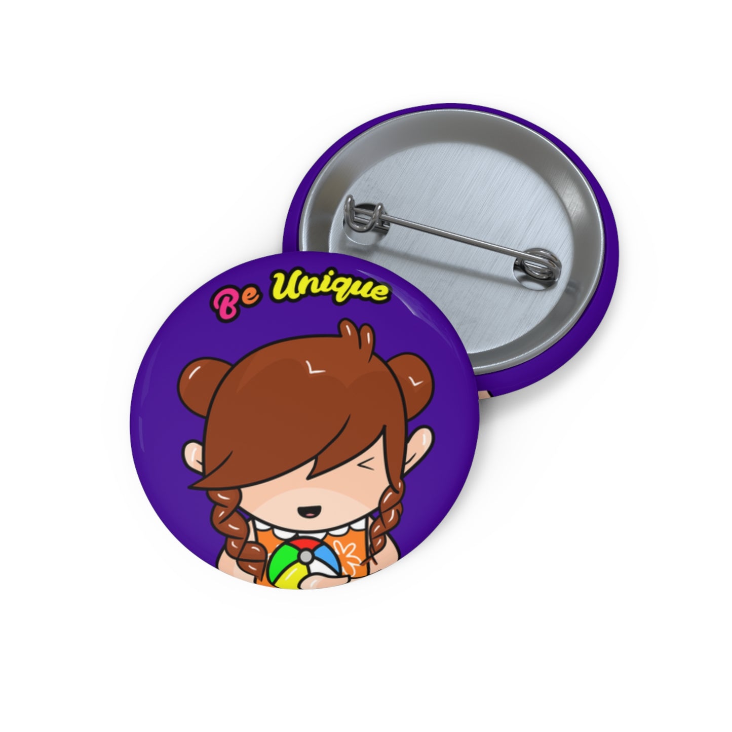 AlphaBetty Be Unique Pin Buttons