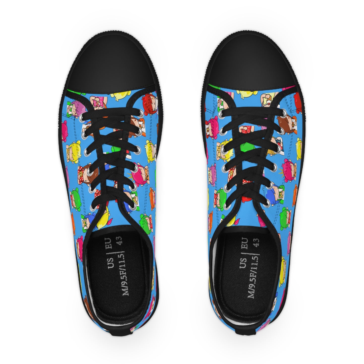 AlphaBetty Men's Low Top Sneakers