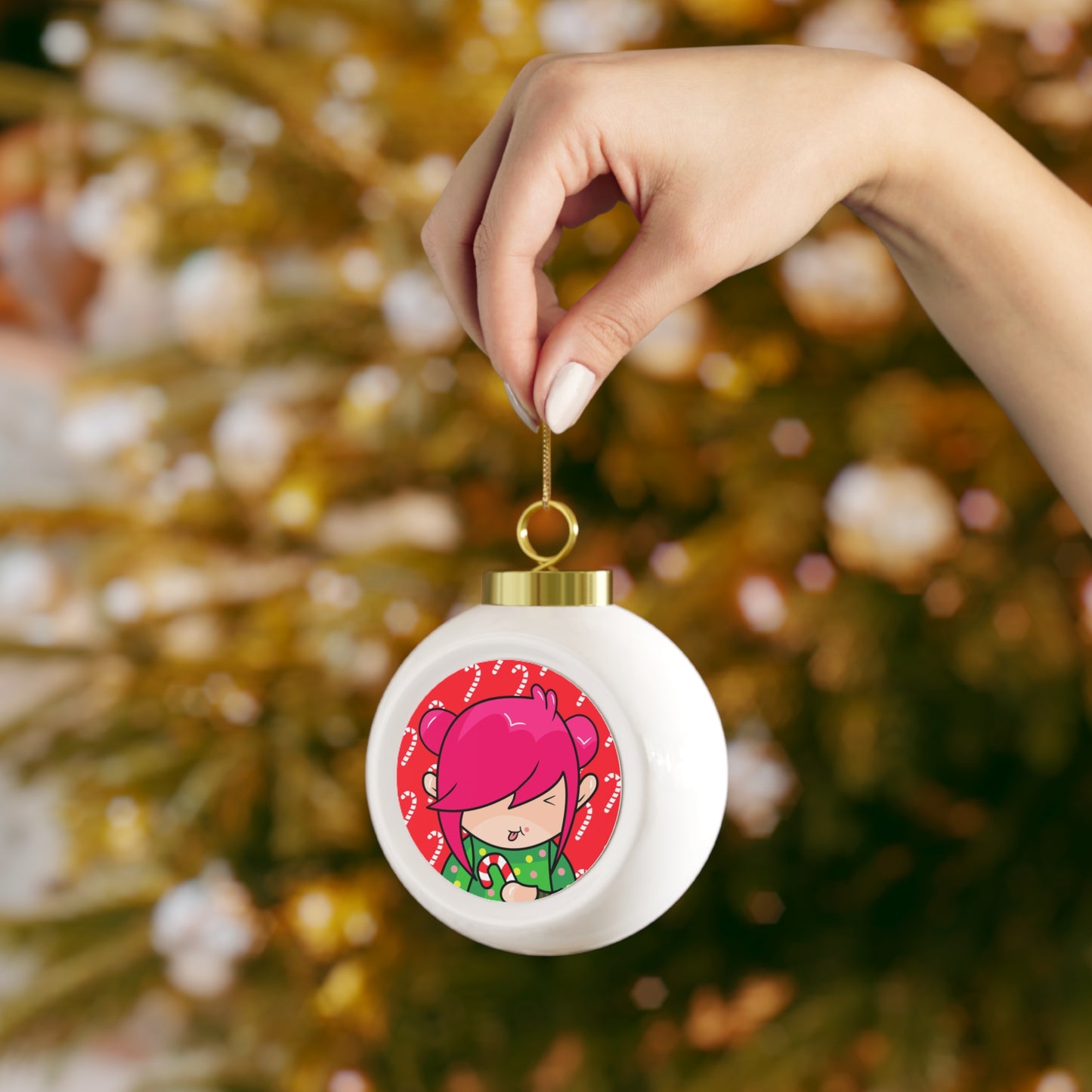 AlphaBetty Christmas Ball Ornament