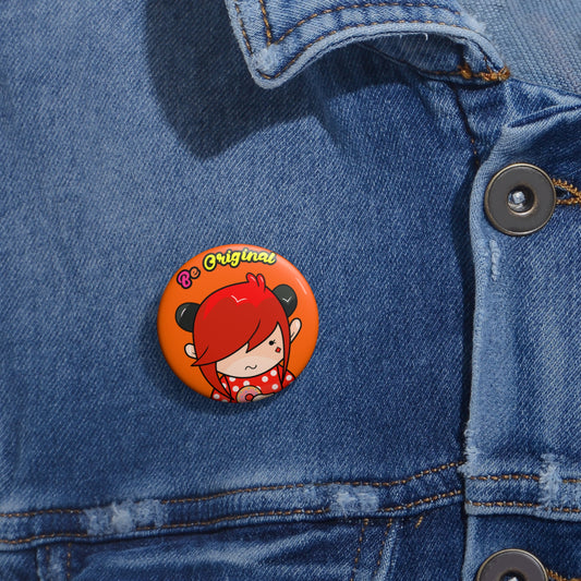 AlphaBetty Be Original Pin Buttons