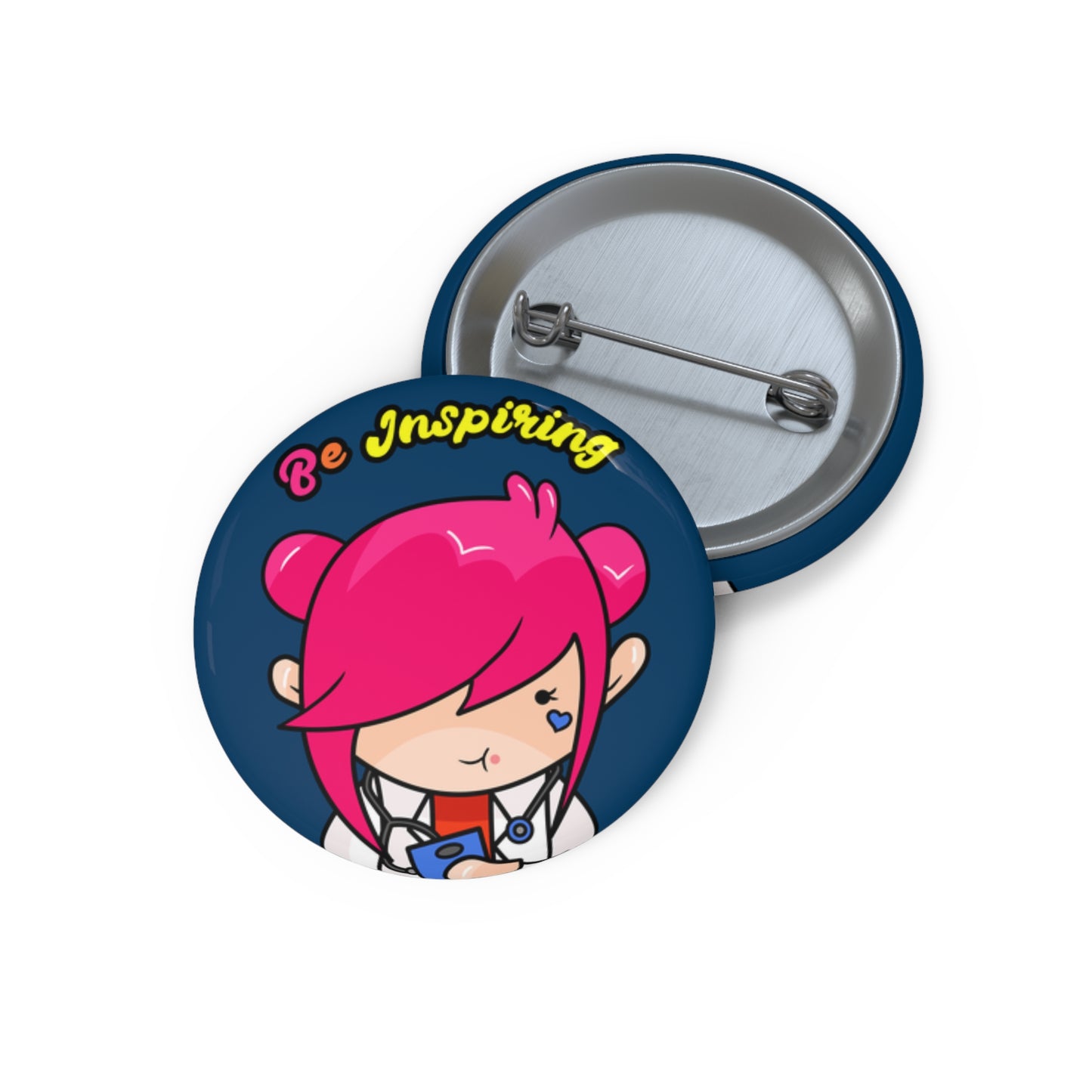 AlphaBetty Be Inspiring Pin Buttons