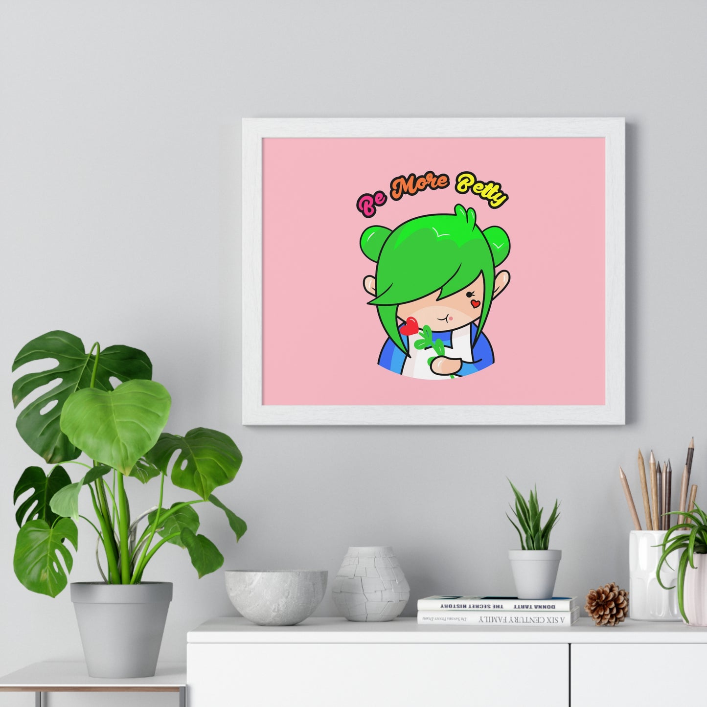 AlphaBetty Be More Betty Premium Framed Horizontal Poster