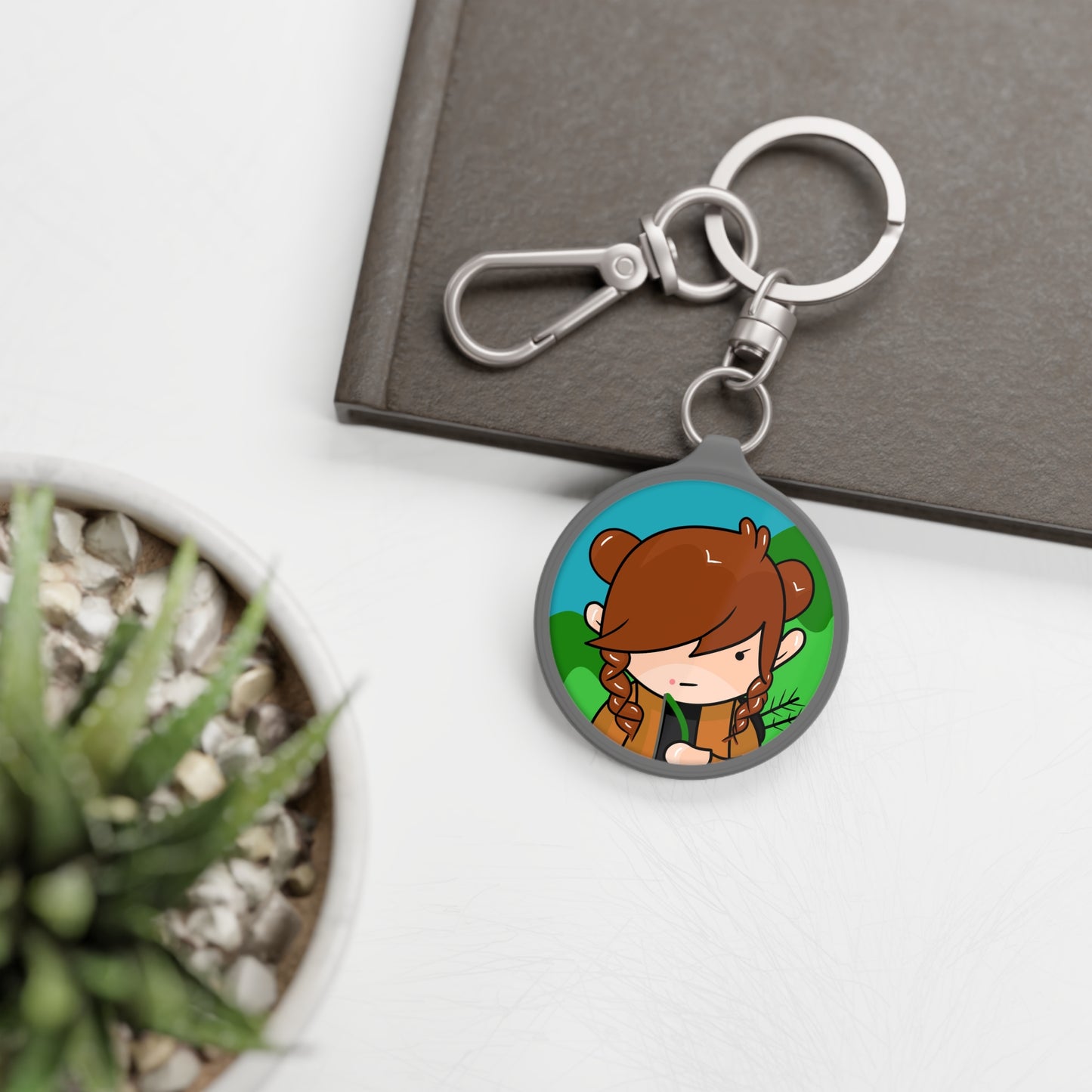 AlphaBetty Hunter Keyring Tag