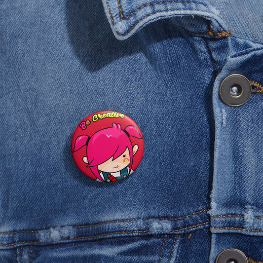 AlphaBetty Be Creative Pin Buttons