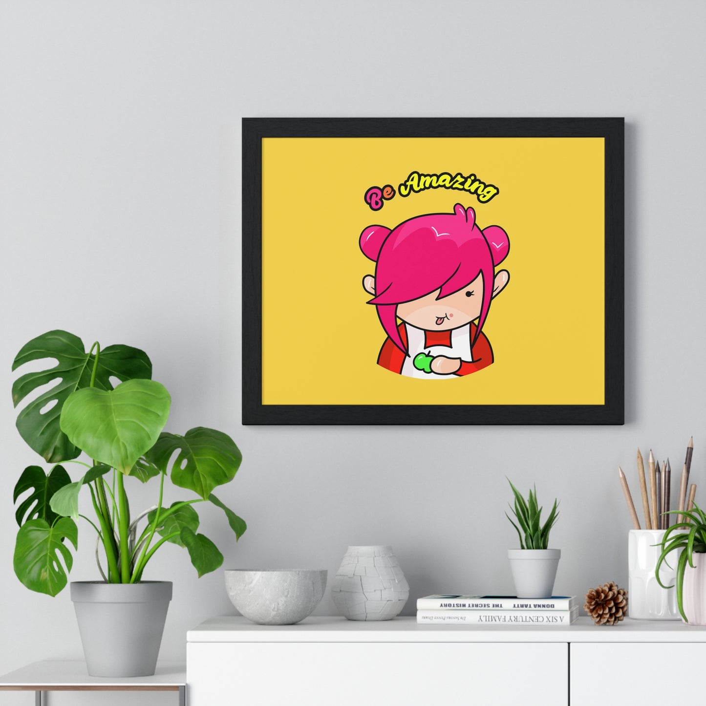 AlphaBetty Be Amazing Premium Framed Horizontal Poster
