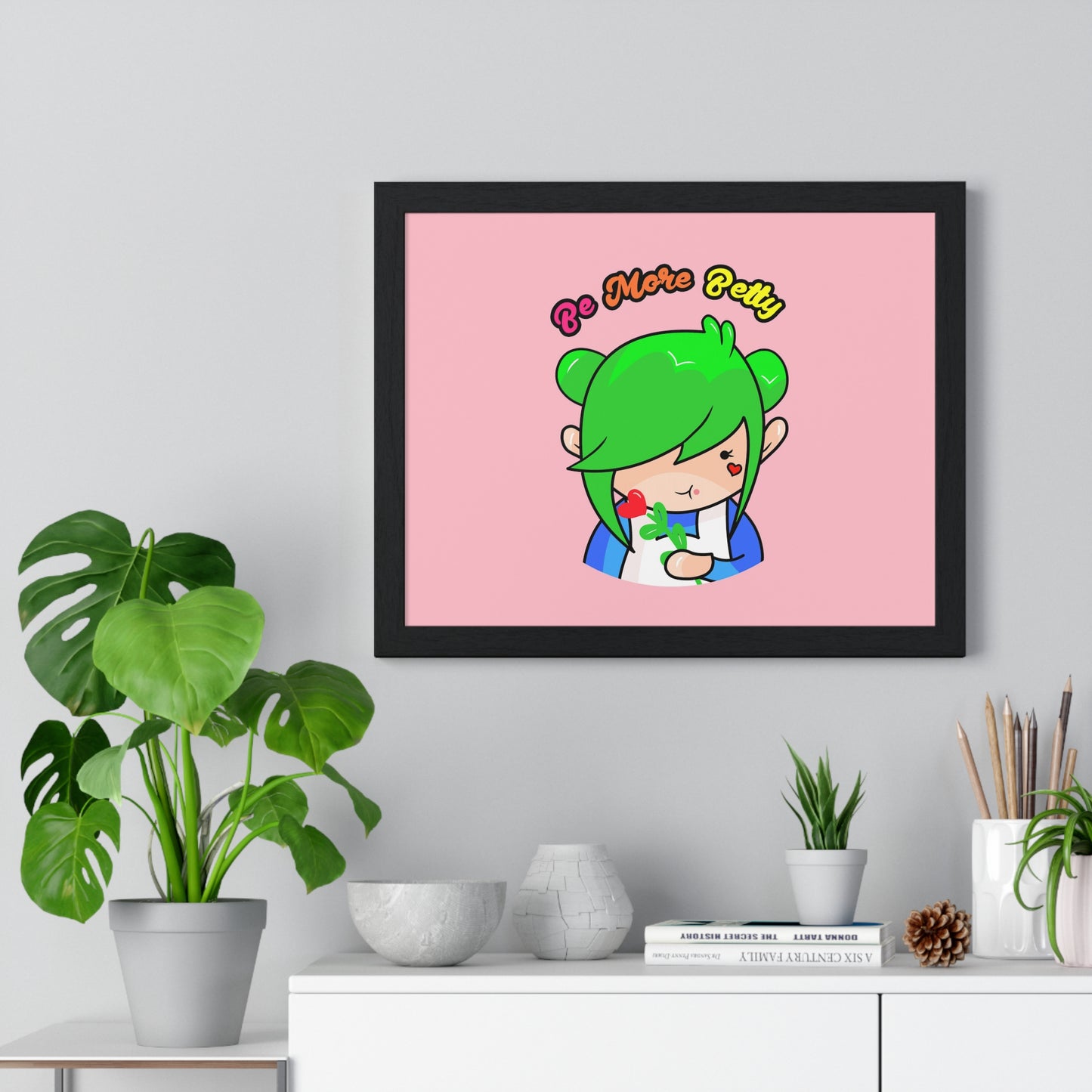 AlphaBetty Be More Betty Premium Framed Horizontal Poster
