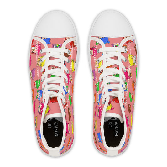 AlphaBetty Women's High Top Sneakers
