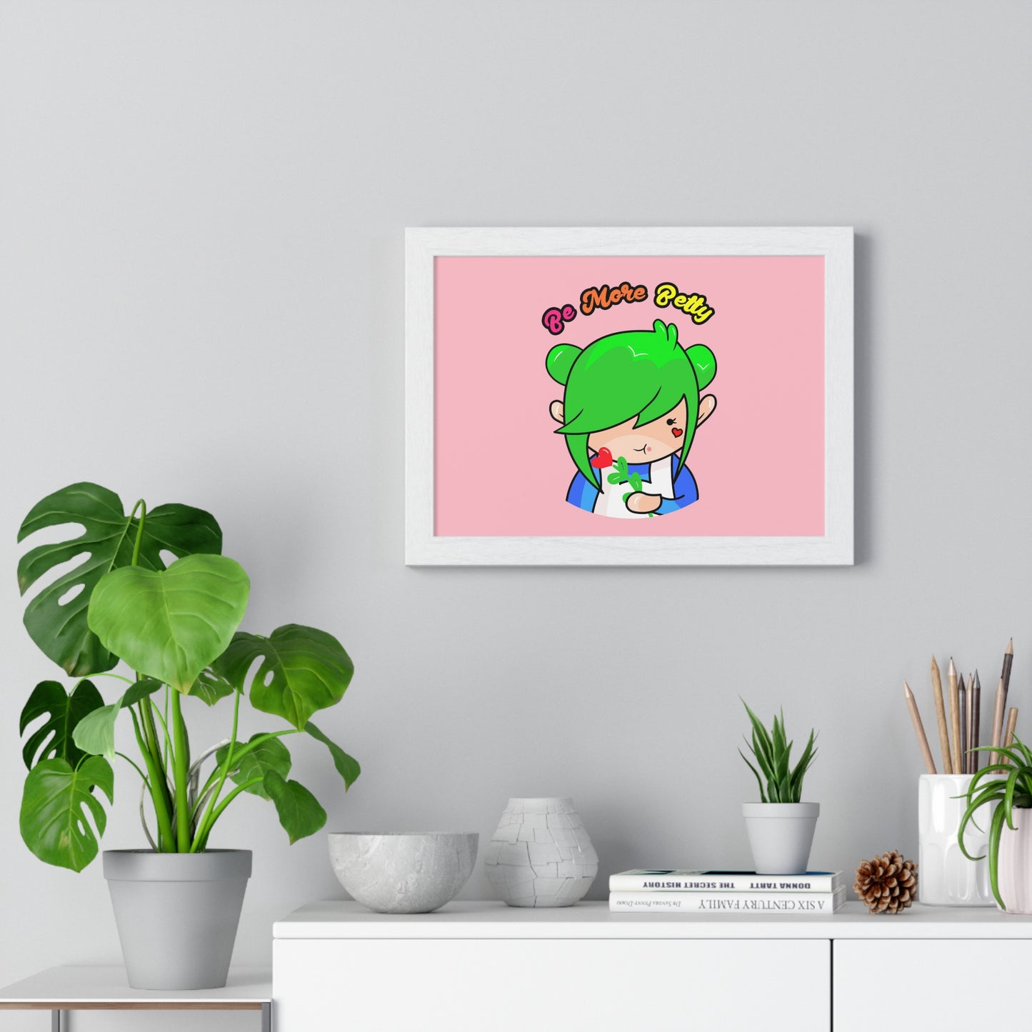 AlphaBetty Be More Betty Premium Framed Horizontal Poster