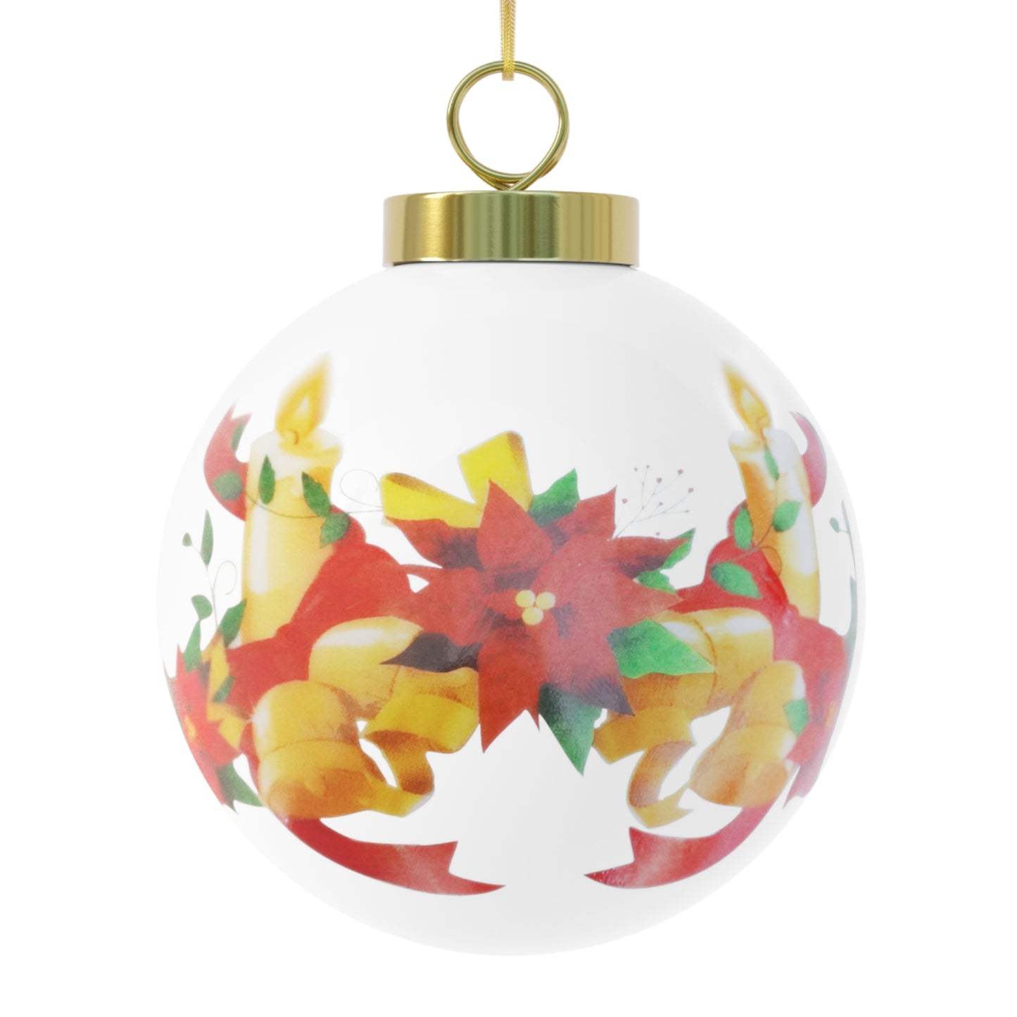 AlphaBetty Christmas Ball Ornament