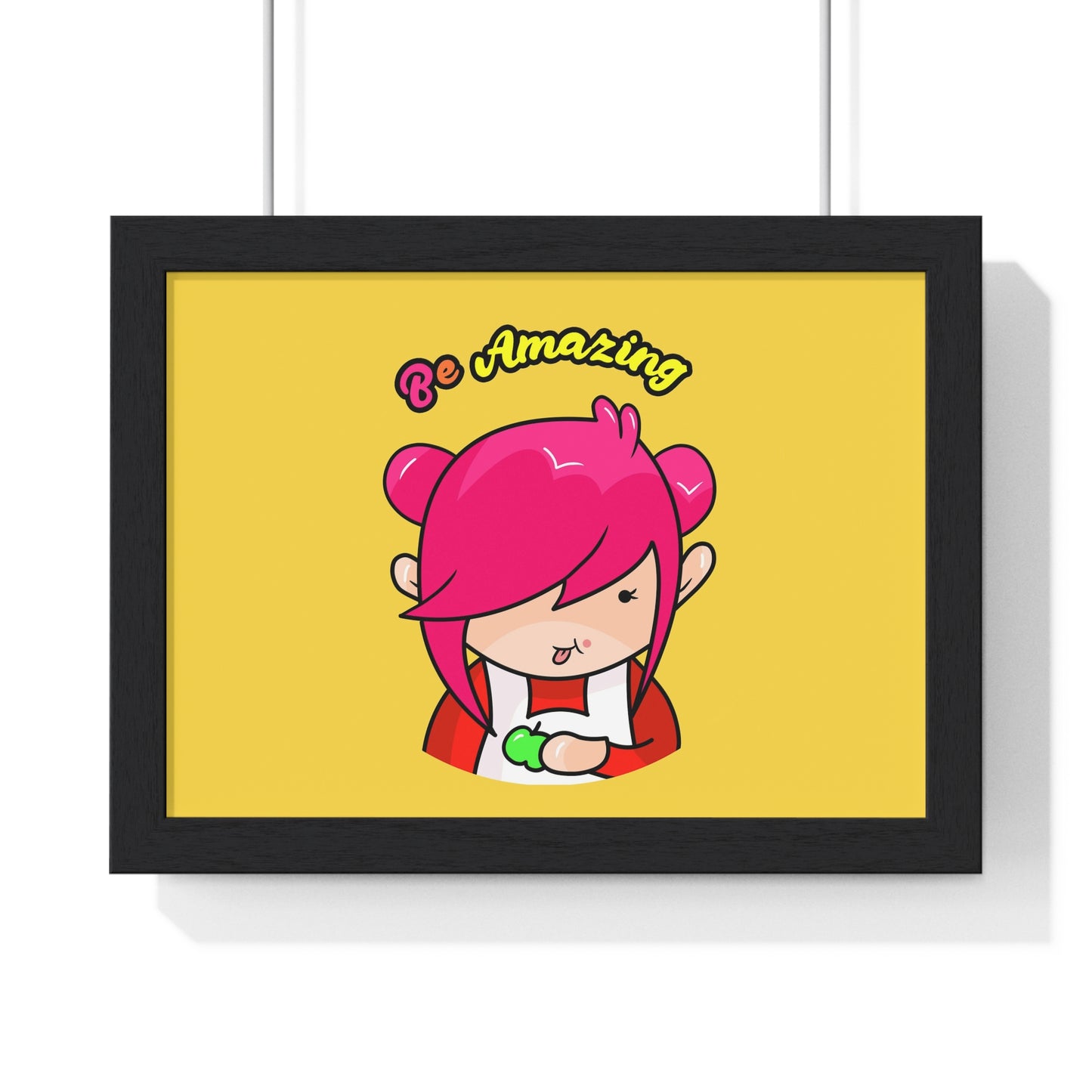 AlphaBetty Be Amazing Premium Framed Horizontal Poster