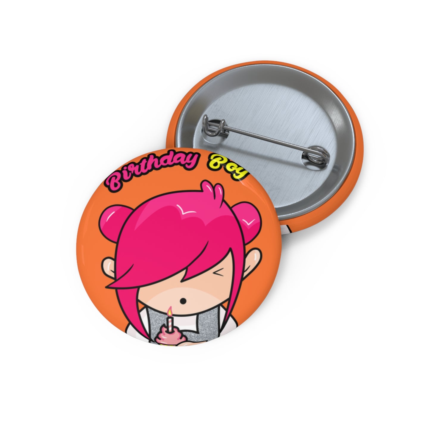 AlphaBetty Birthday Boy Pin Buttons