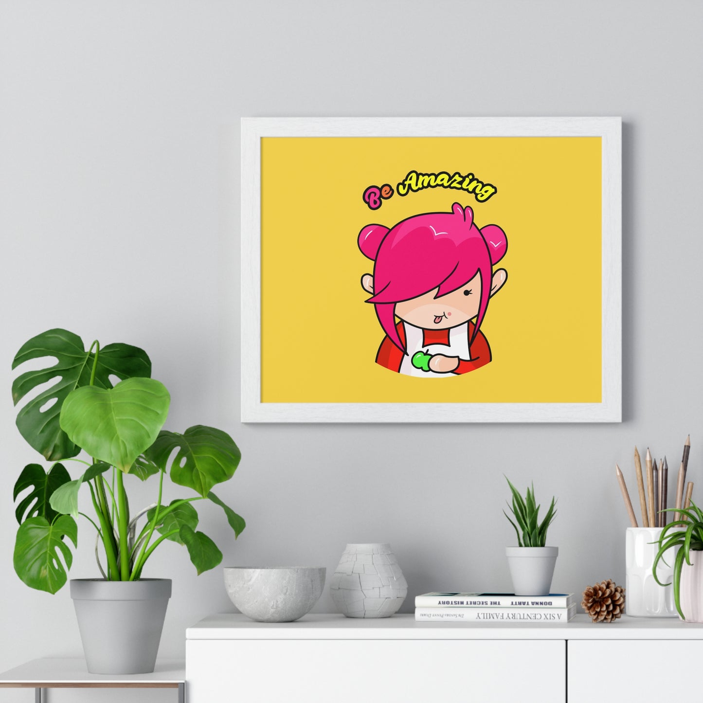 AlphaBetty Be Amazing Premium Framed Horizontal Poster