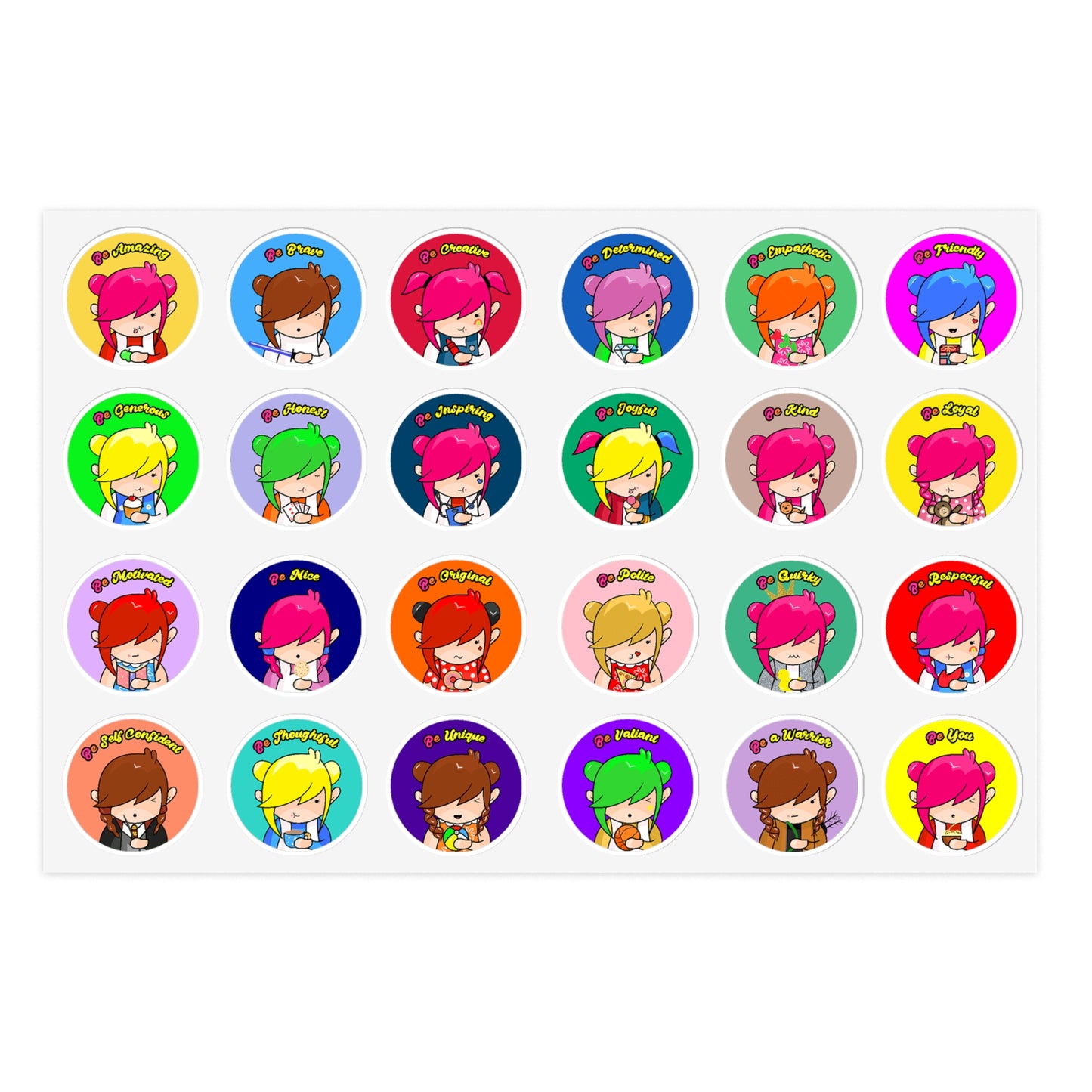 AlphaBetty Inspirational Sticker Sheets