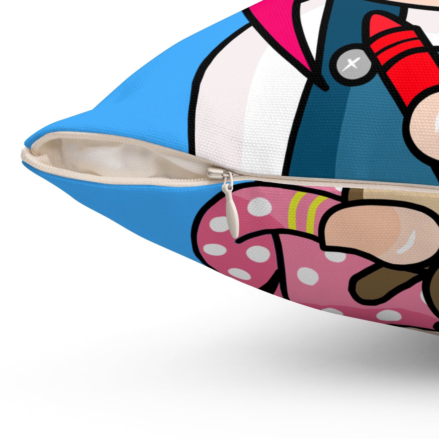 AlphaBetty Spun Polyester Square Pillow