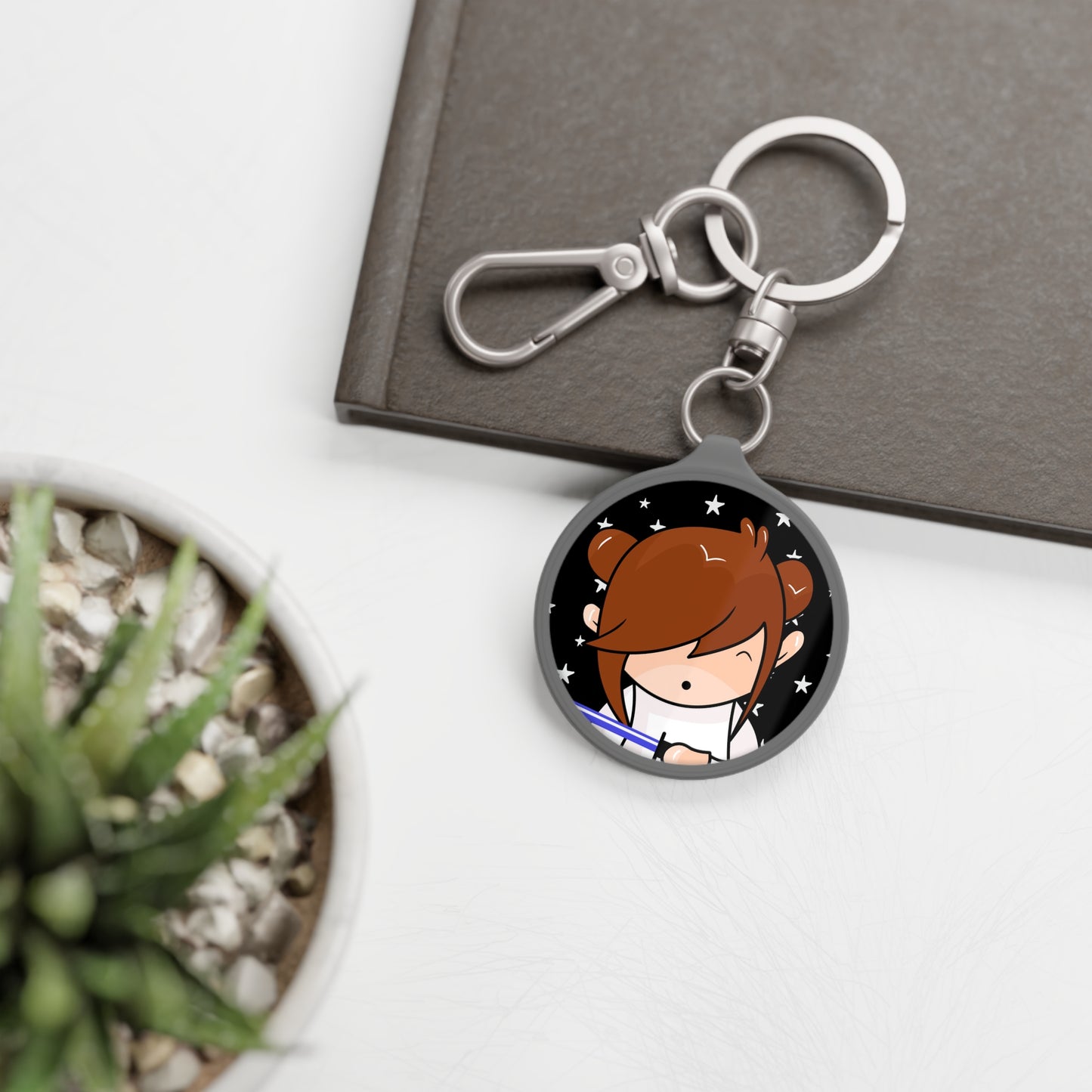 AlphaBetty Lightsaber Keyring Tag