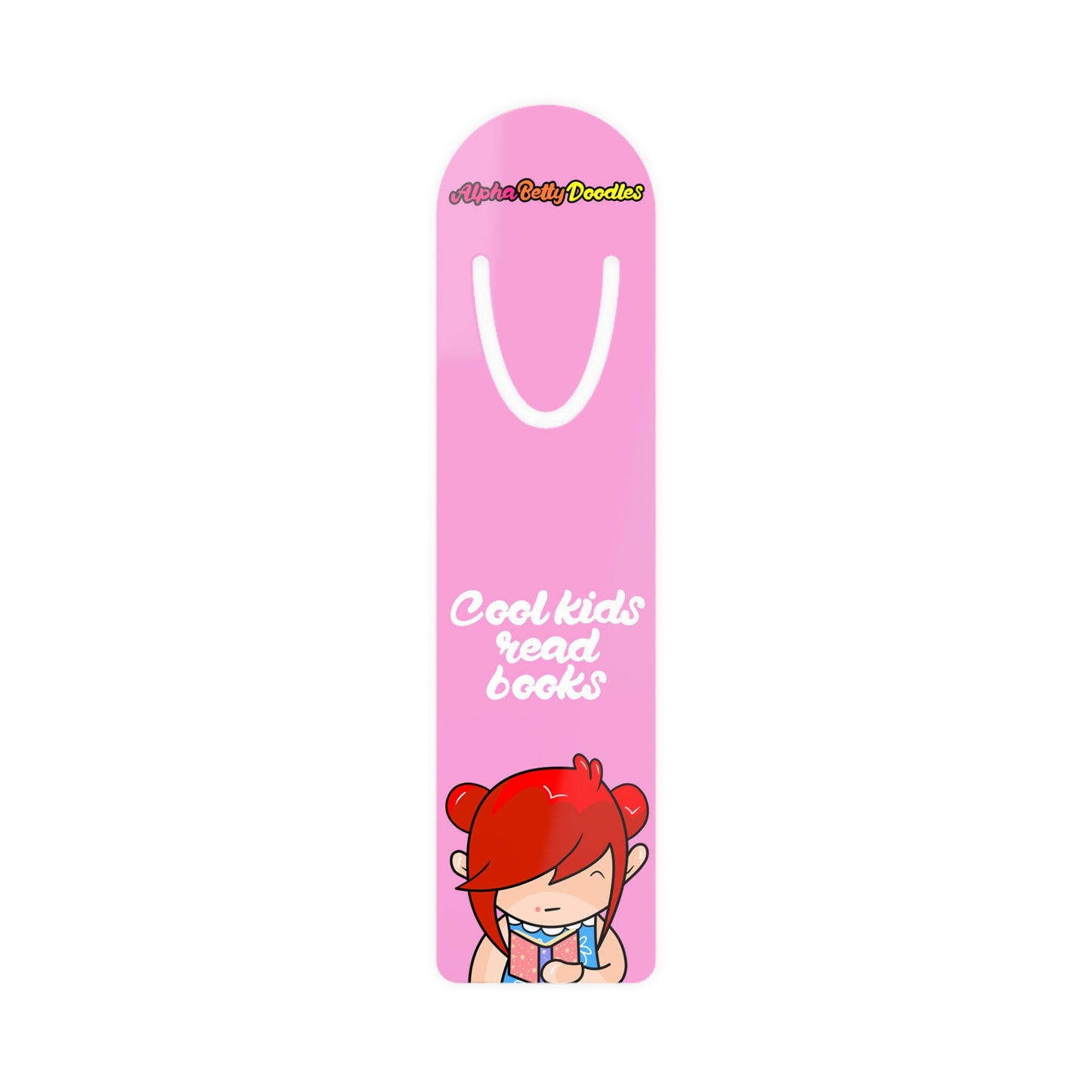 AlphaBetty Pink Bookmark