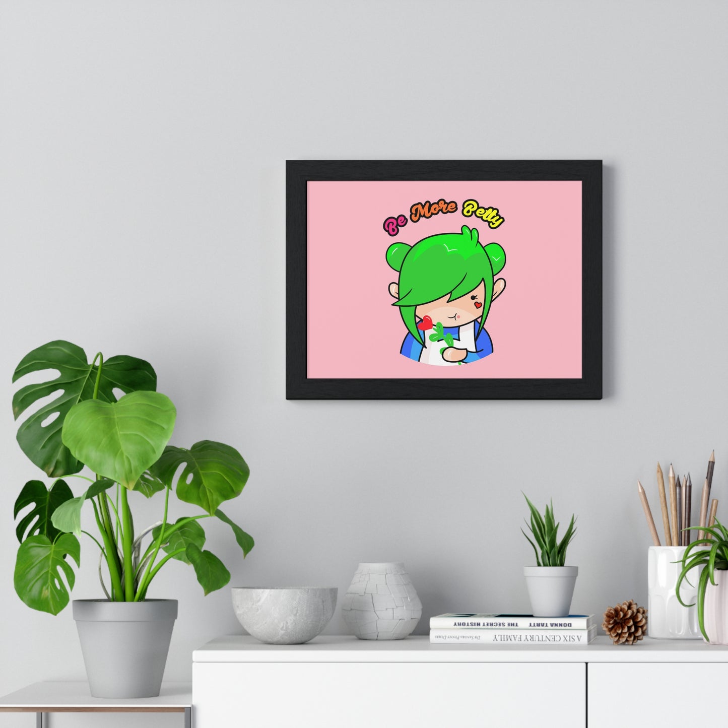 AlphaBetty Be More Betty Premium Framed Horizontal Poster
