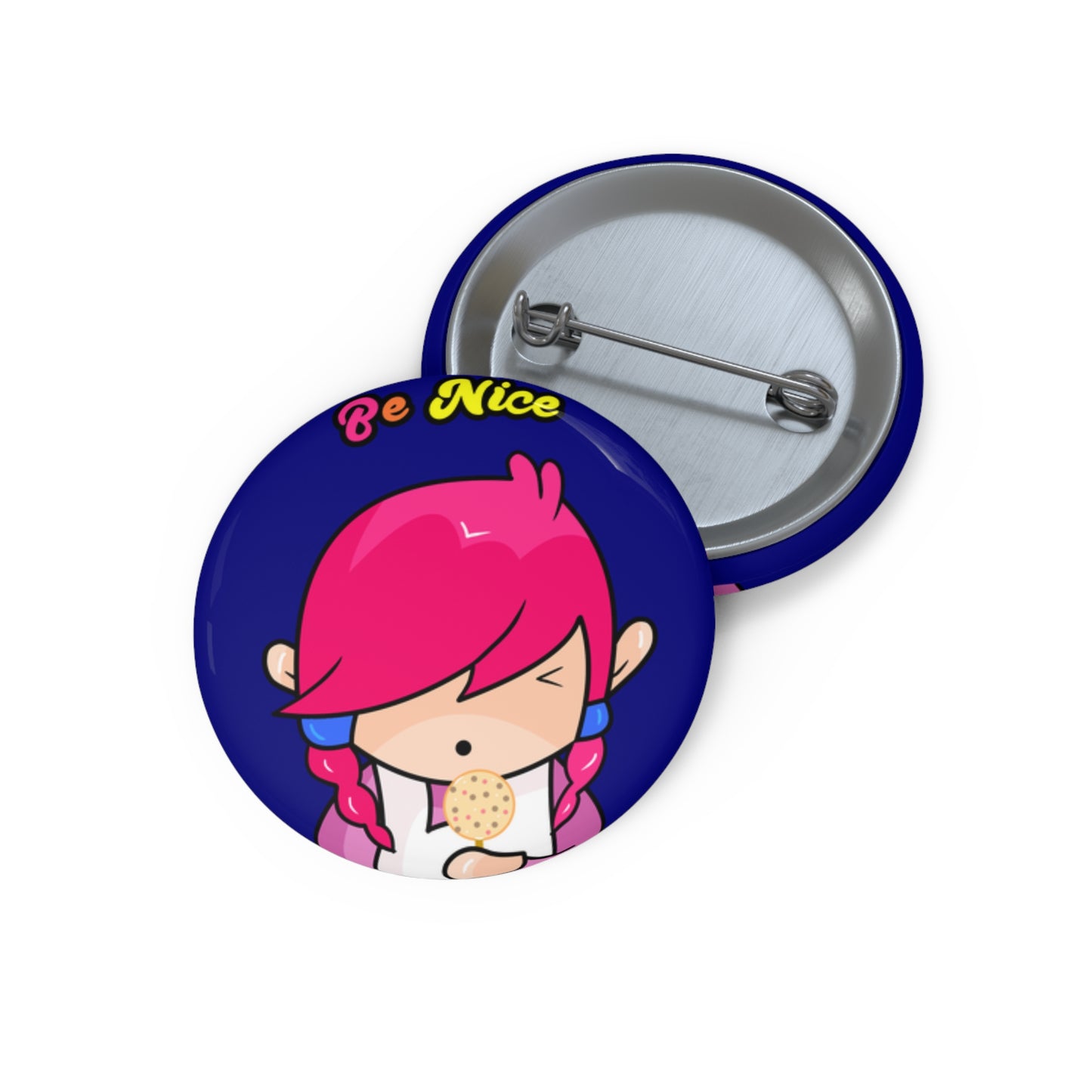 AlphaBetty Be Nice Pin Buttons