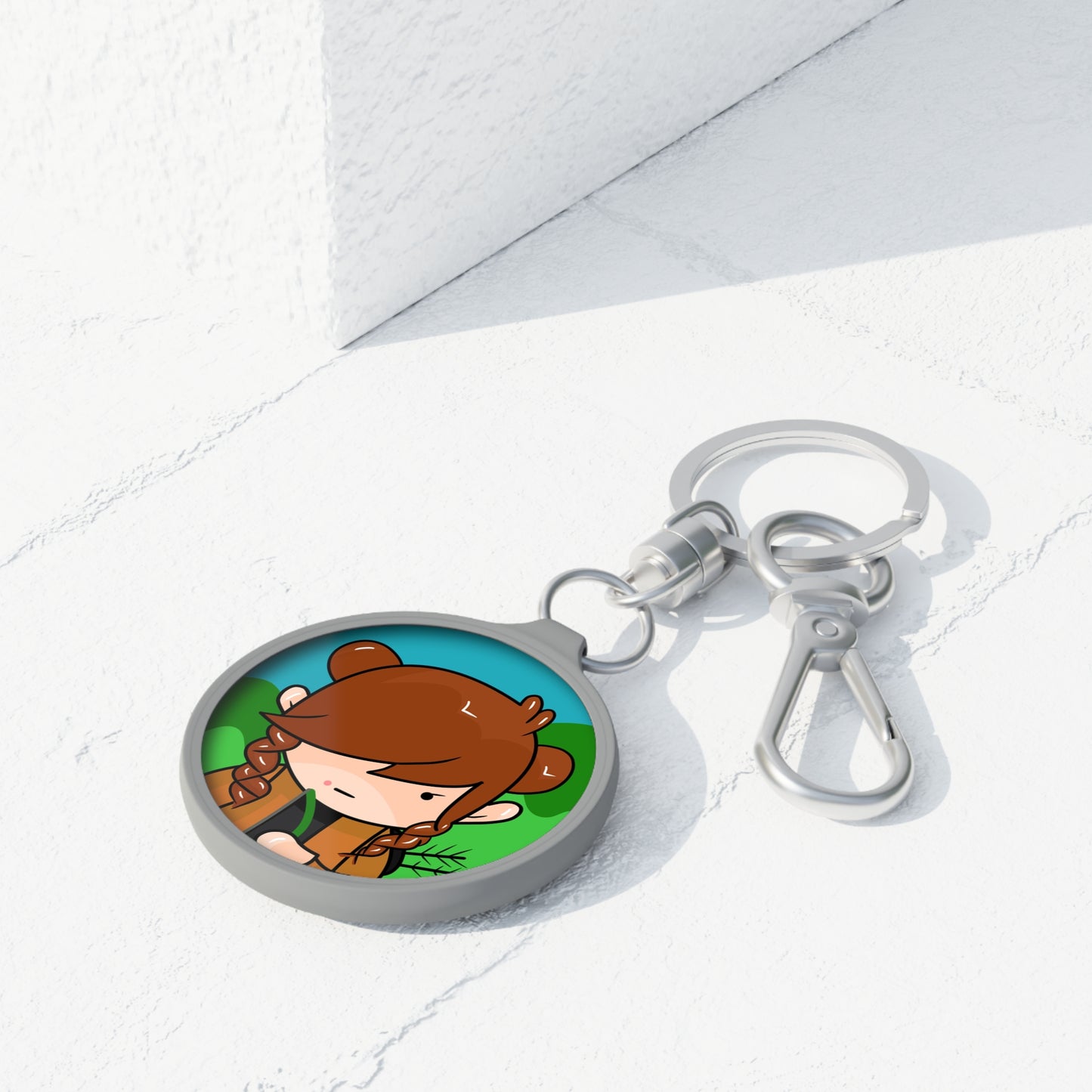 AlphaBetty Hunter Keyring Tag