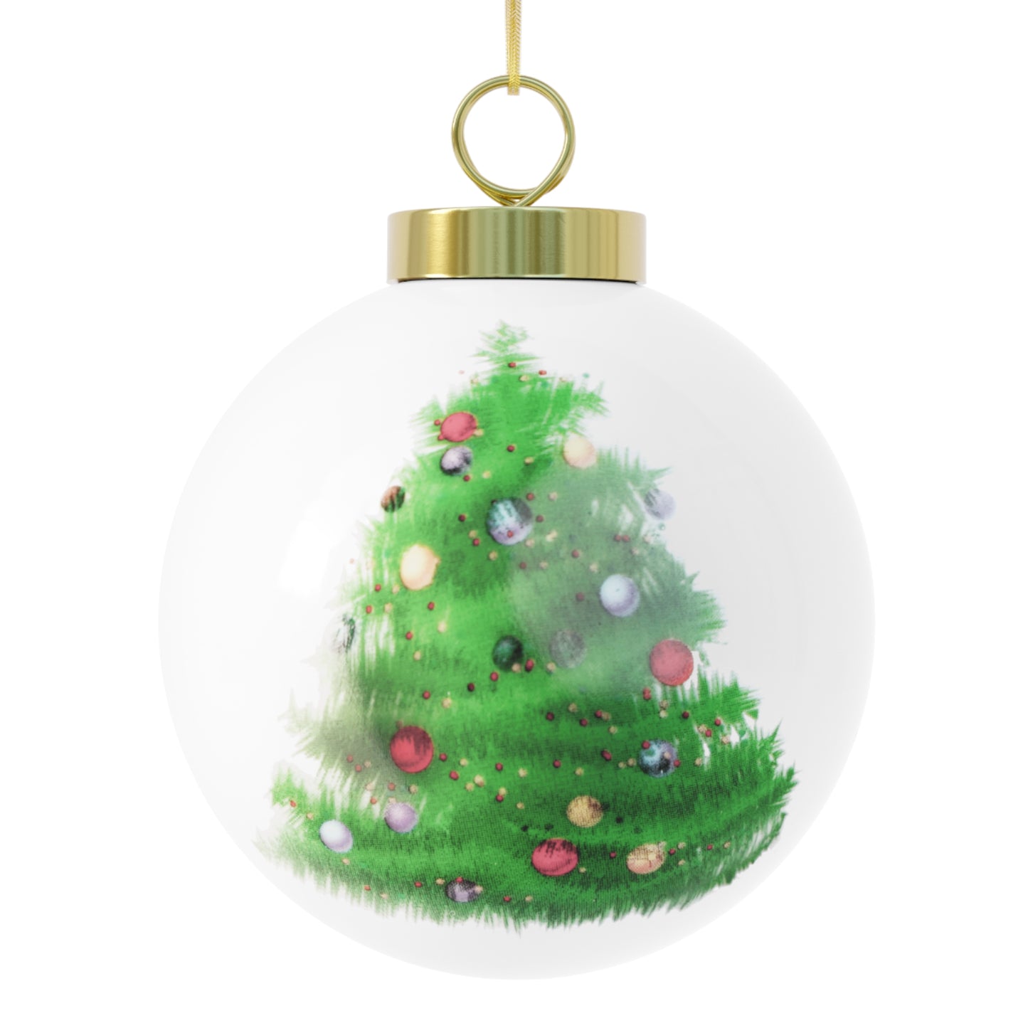 AlphaBetty Christmas Ball Ornament