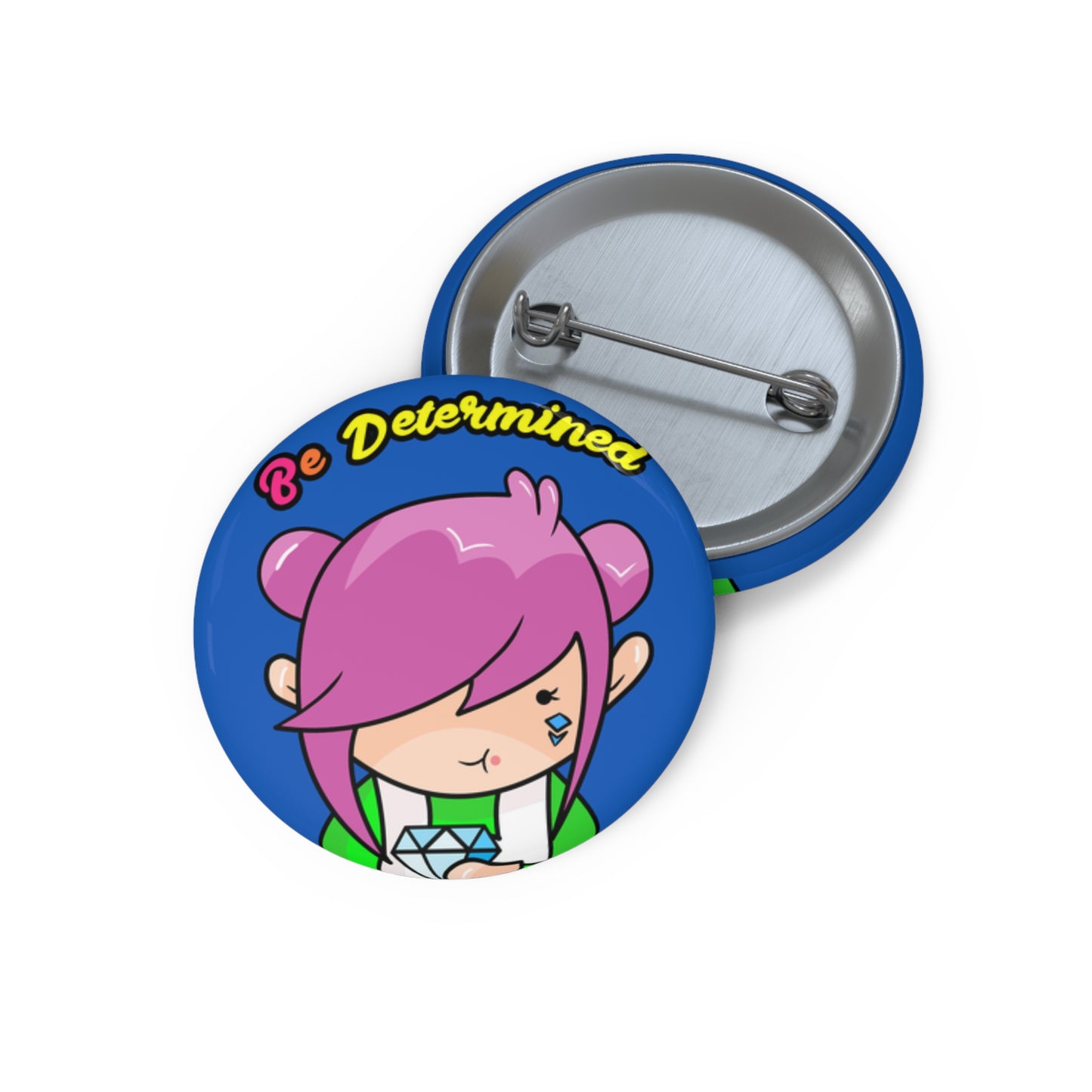 AlphaBetty Be Determined Pin Buttons