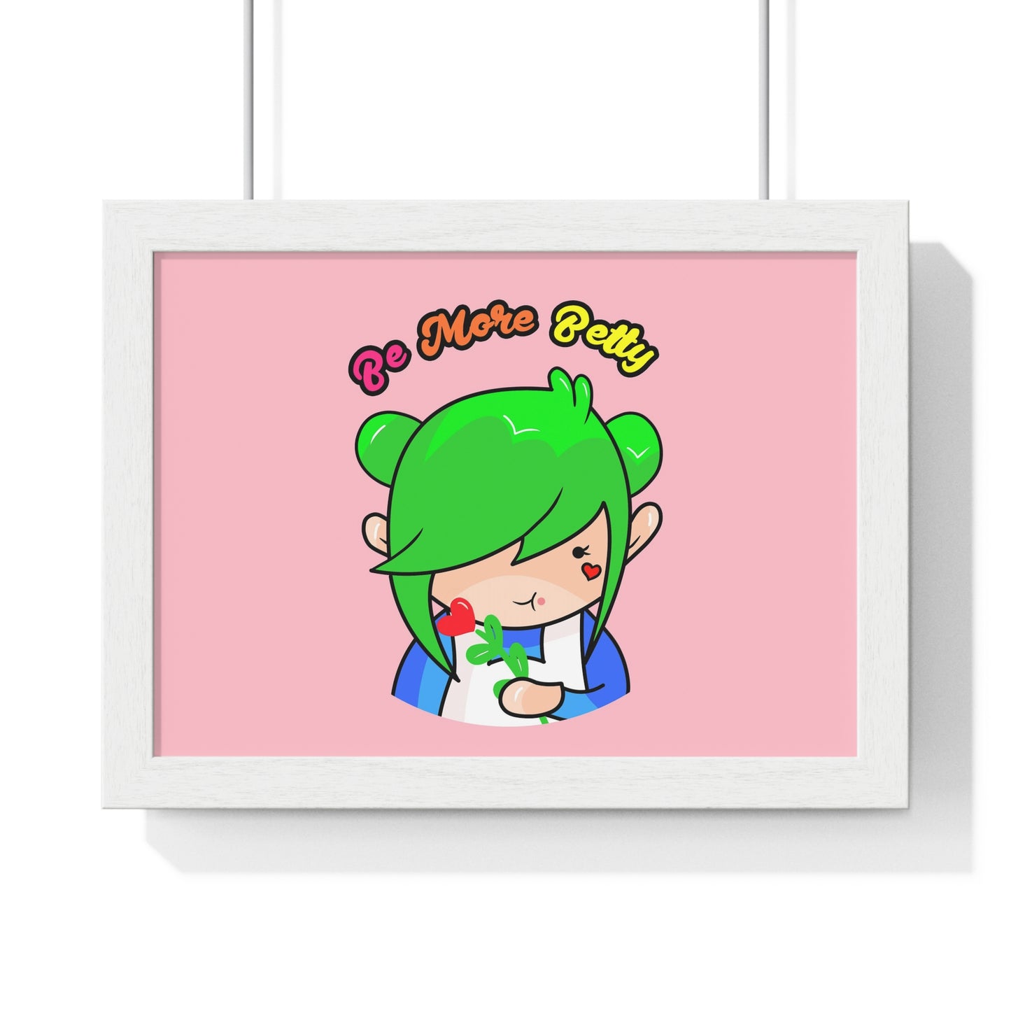 AlphaBetty Be More Betty Premium Framed Horizontal Poster