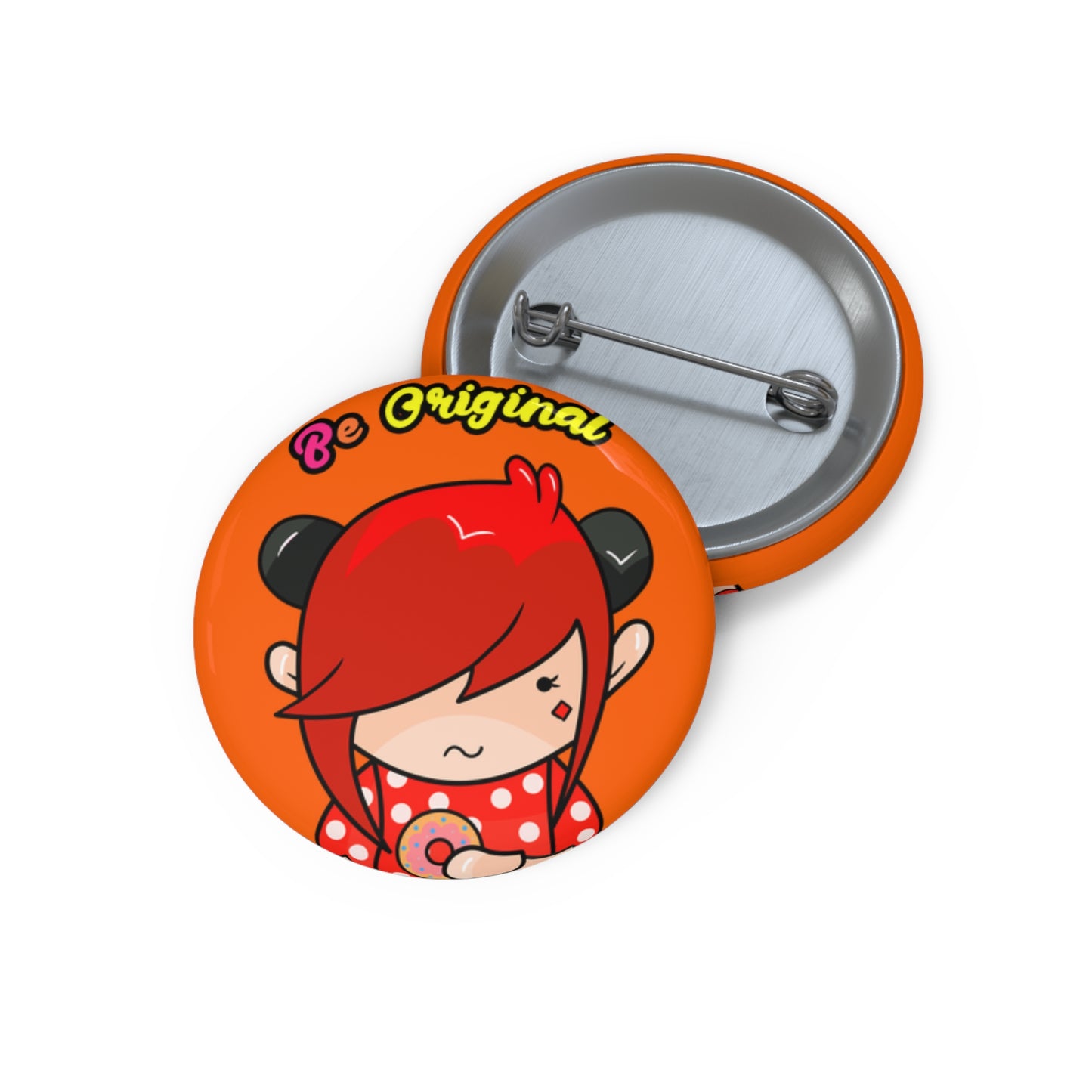 AlphaBetty Be Original Pin Buttons