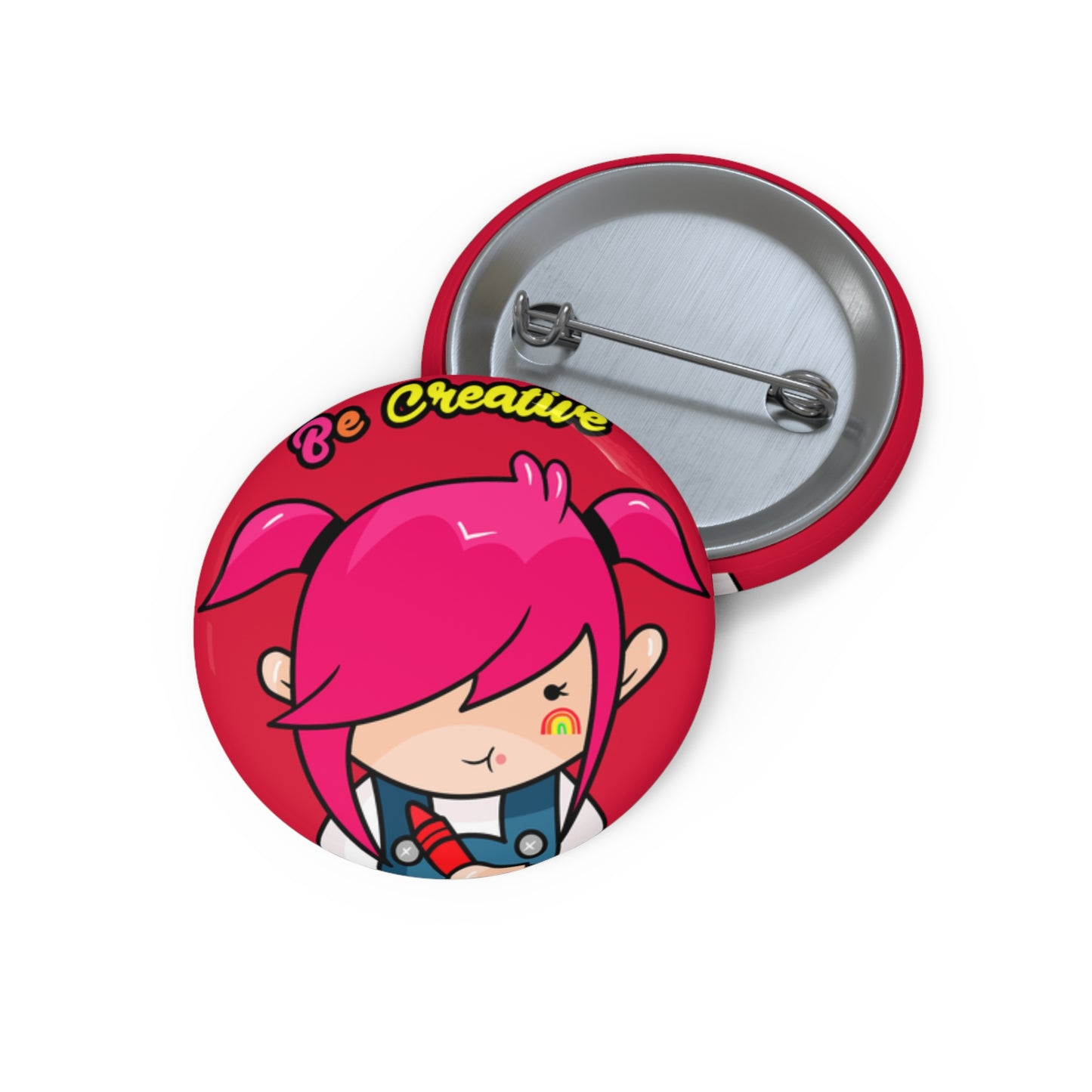 AlphaBetty Be Creative Pin Buttons