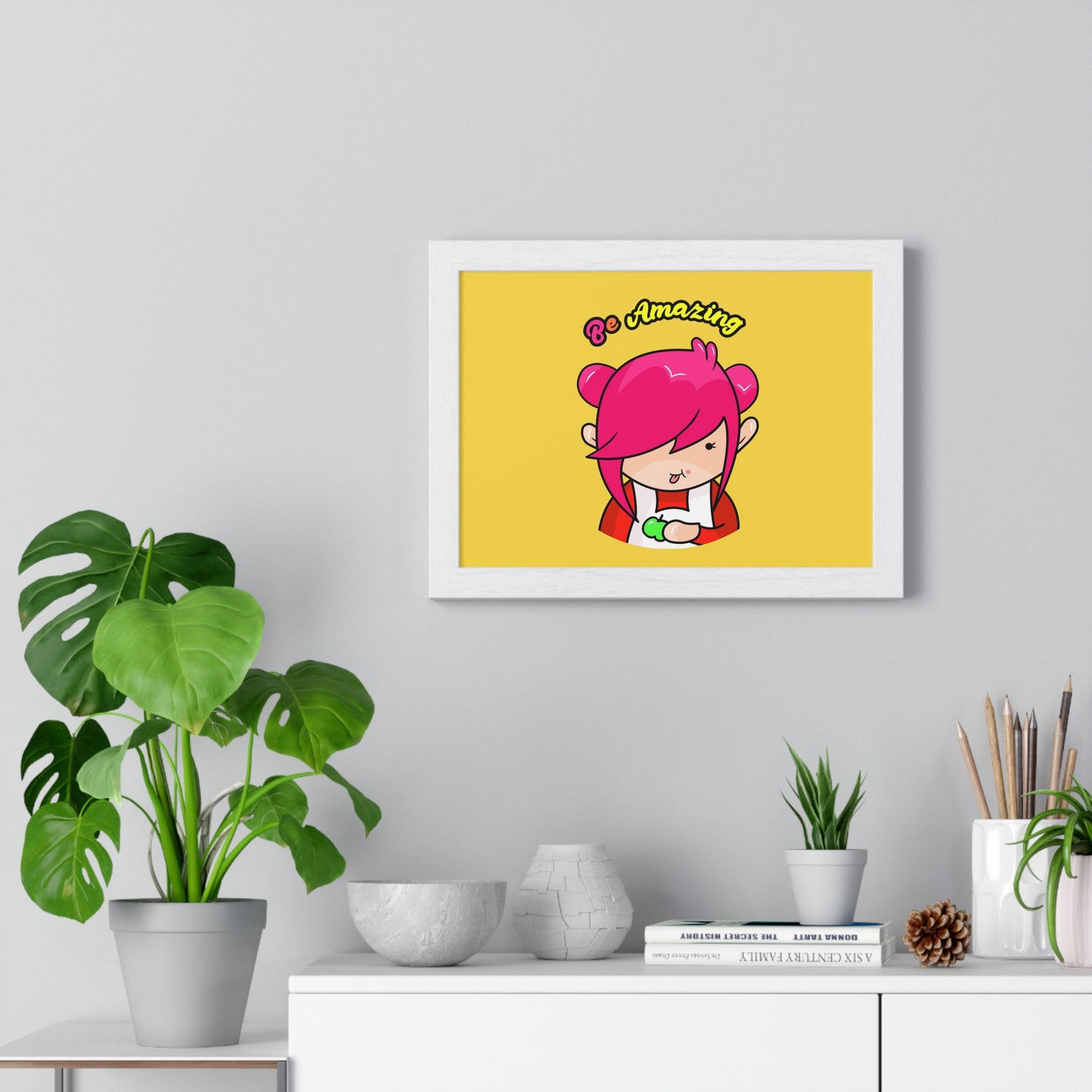 AlphaBetty Be Amazing Premium Framed Horizontal Poster