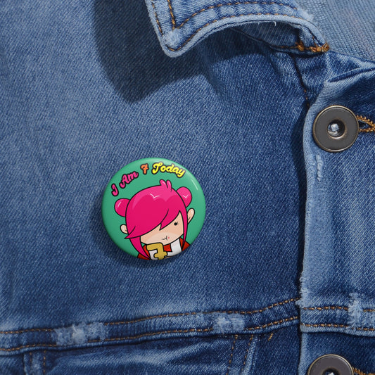 AlphaBetty I Am 7 Today Buttons