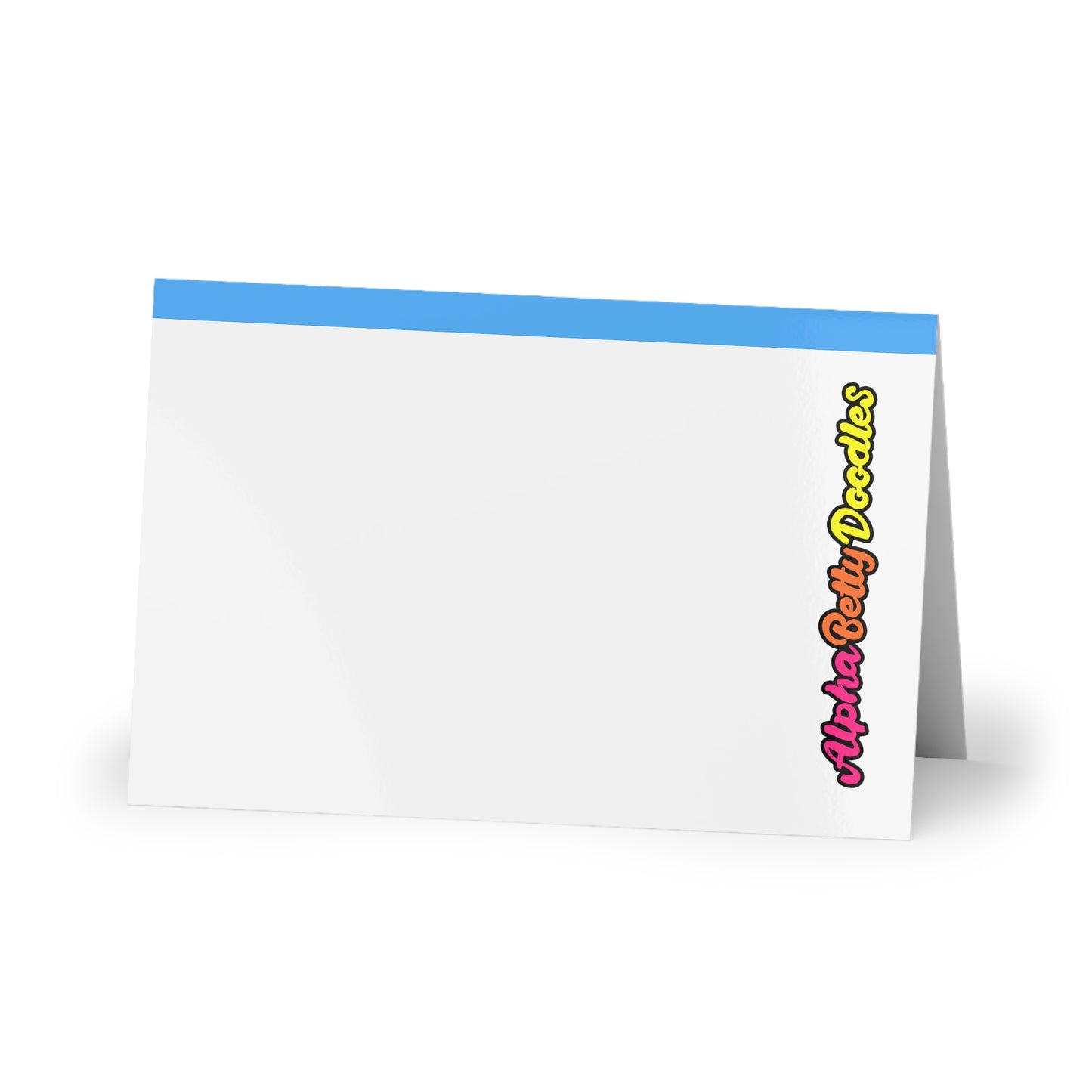 AlphaBetty Happy 6th Birthday Cards (1 or 10-pcs)