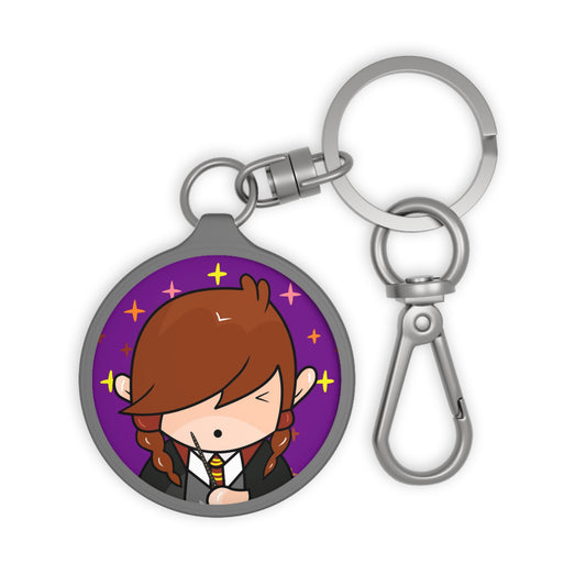 AlphaBetty Wizard Keyring Tag