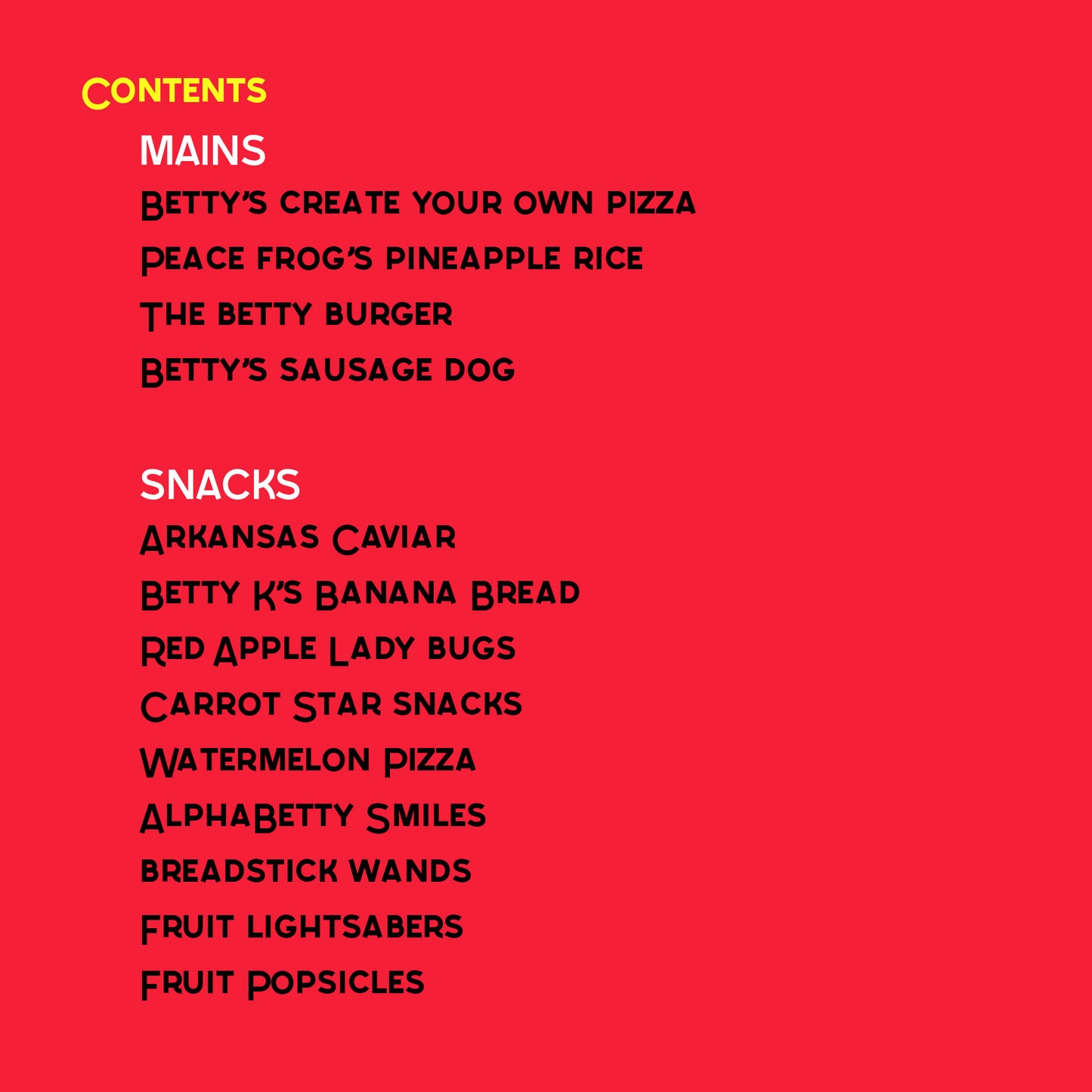 AlphaBetty Doodles: Cookery Book