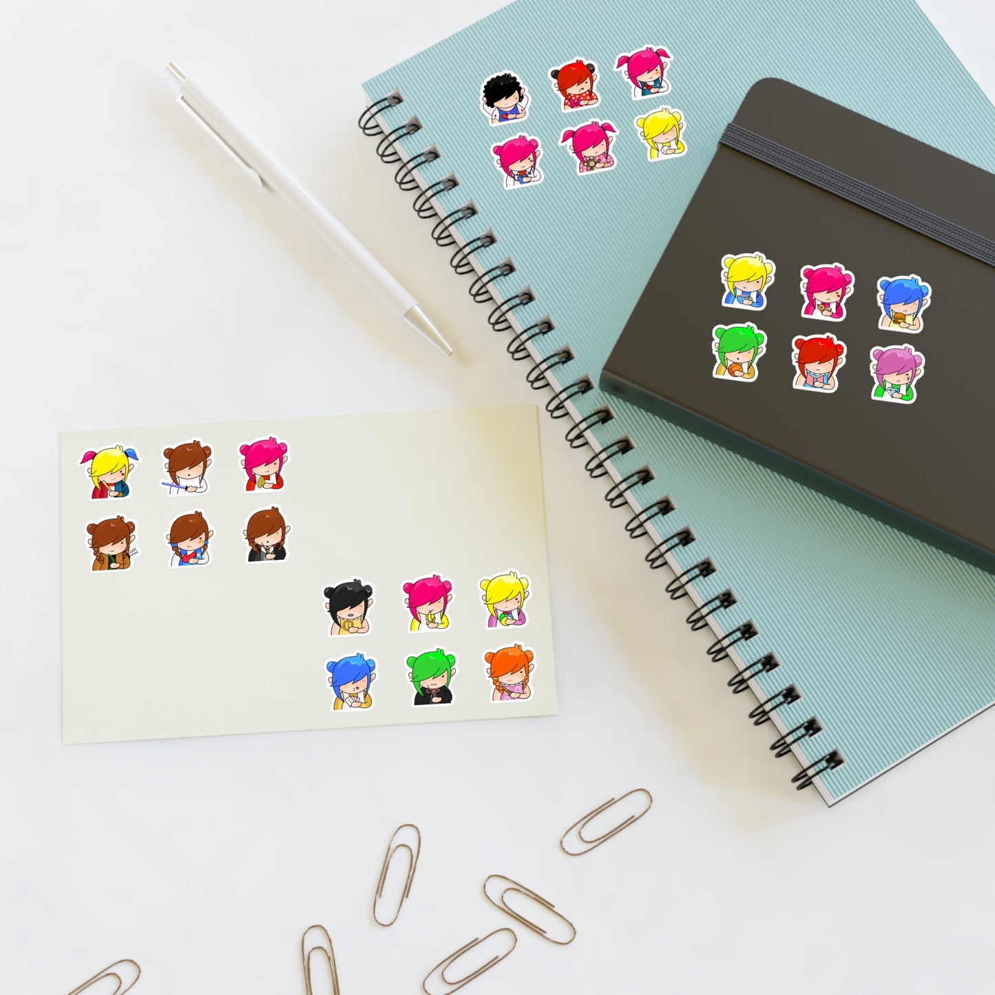 AlphaBetty Character Sticker Sheets