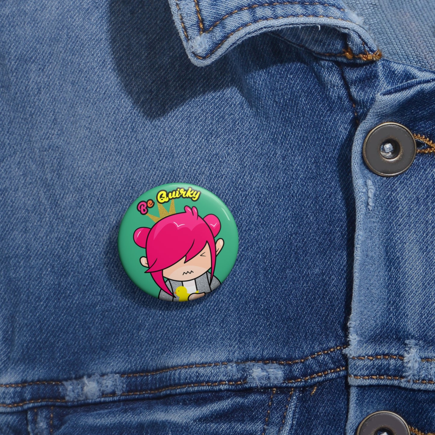 AlphaBetty Be Quirky Pin Buttons