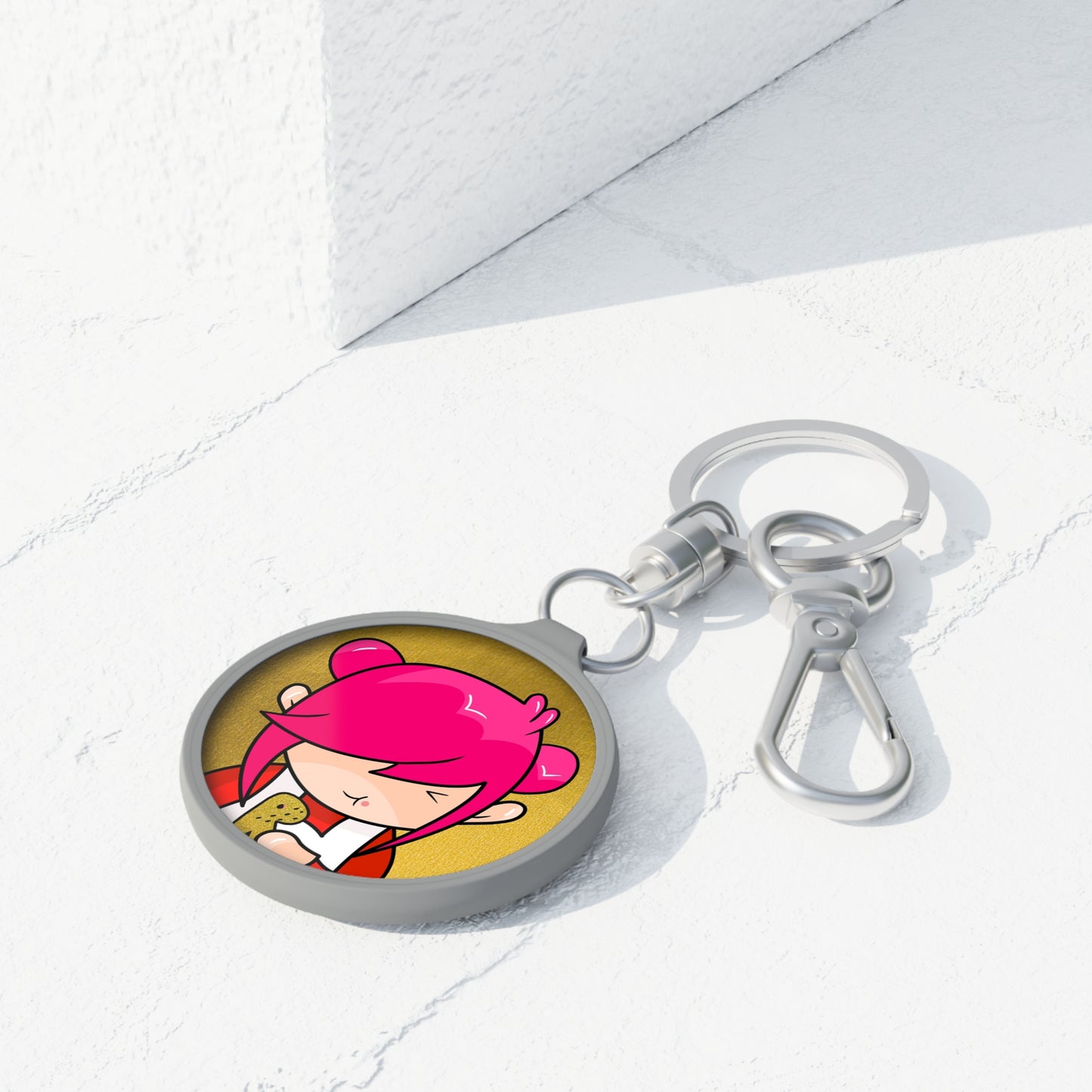 AlphaBetty R Keyring Tag