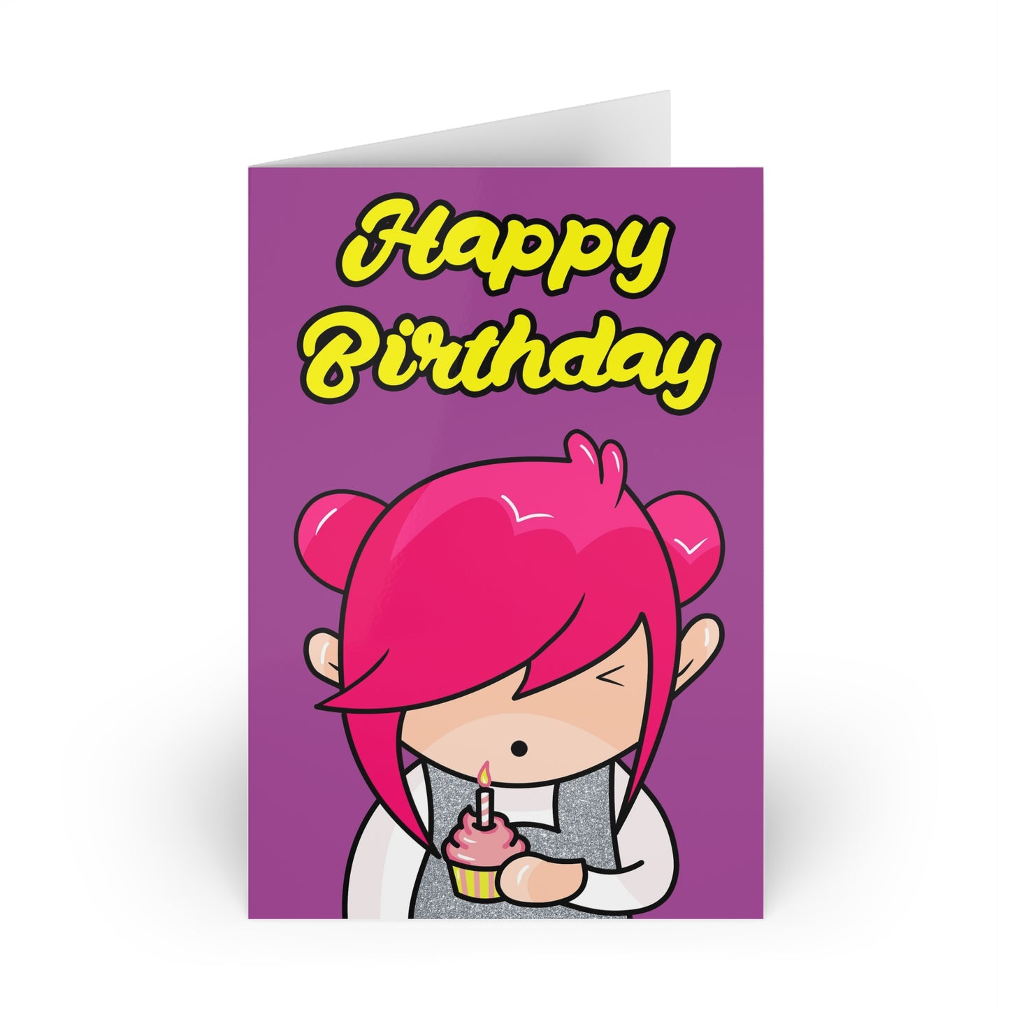 AlphaBetty Happy Birthday Cards (1 or 10-pcs)