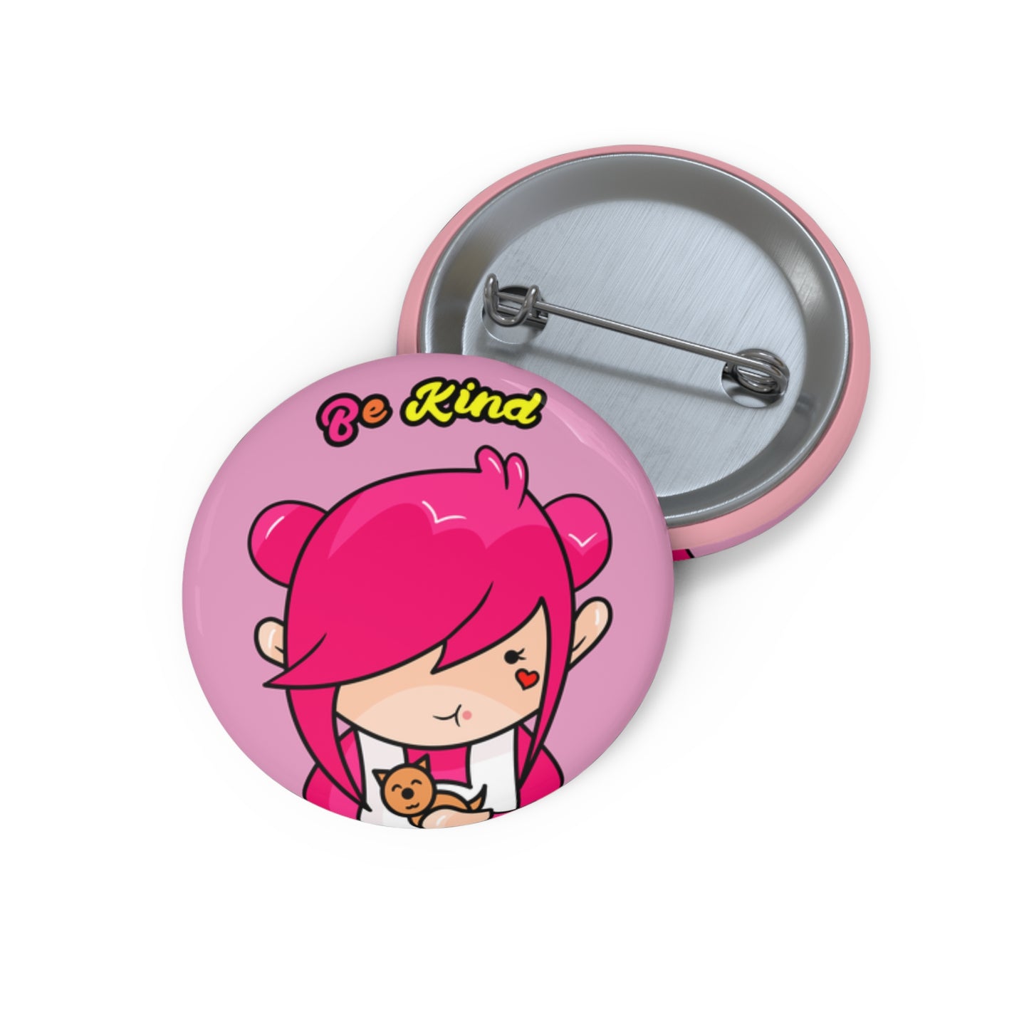 AlphaBetty Be Kind Pin Buttons