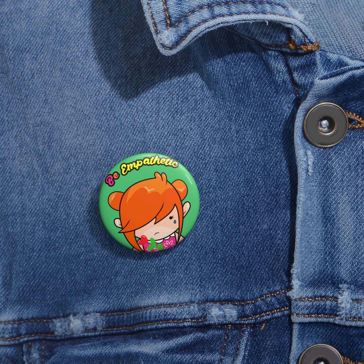 AlphaBetty Be Empathetic Pin Buttons